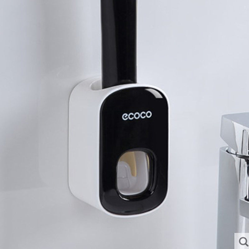 Wall Mounted Automatic Toothpaste Dispenser & Toothbrush Holder – No-Drill Bathroom Set UK