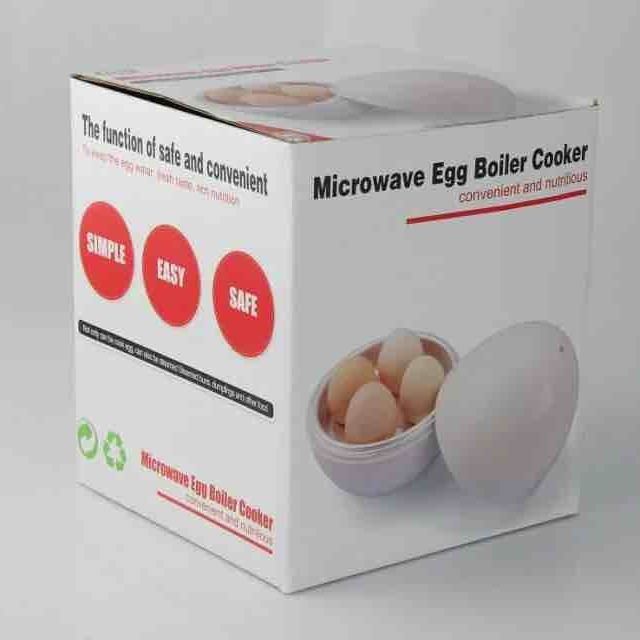 Microwave Egg Steamer Cooker – 4 Egg Capacity | Quick & Adjustable Soft or Hard Boiled Eggs