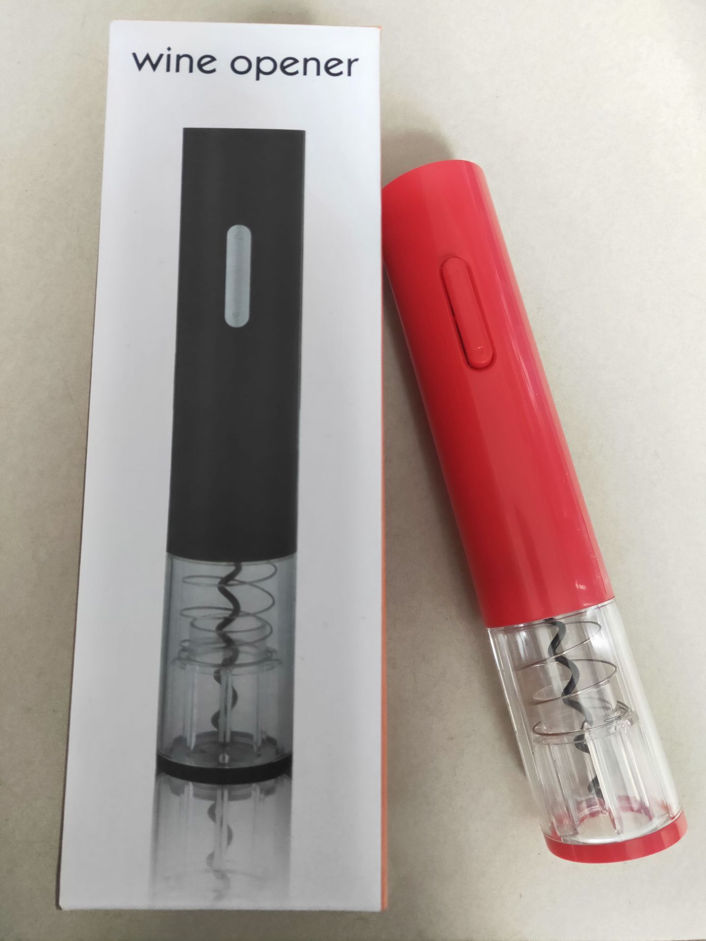 Electric Wine Opener – Automatic Bottle Corkscrew with Foil Cutter