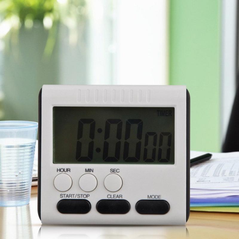 Large Screen Digital Kitchen Timer – Modern & Simple Electronic Timer