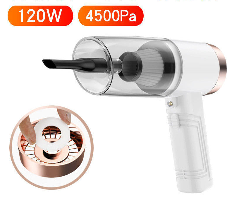 Powerful Mini Car Vacuum Cleaner – Dual-Purpose Portable Auto Vacuum