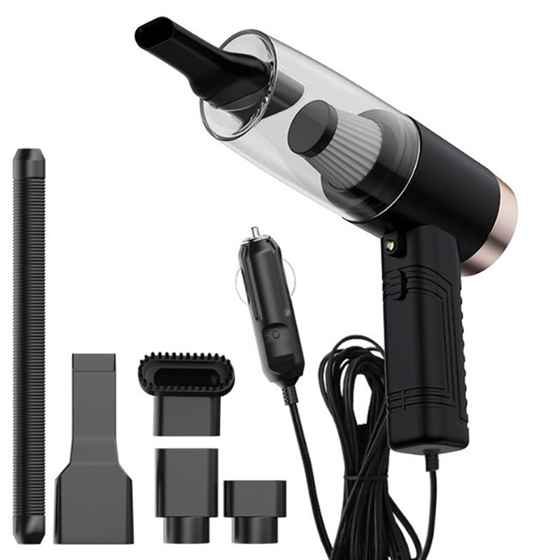 Powerful Mini Car Vacuum Cleaner – Dual-Purpose Portable Auto Vacuum