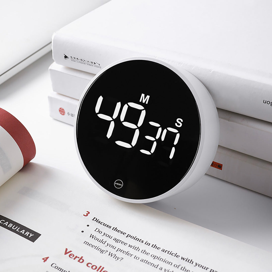 Rotating Magnetic Silent Timer – Electronic Waterproof Non-Slip Fitness & Sports Timer