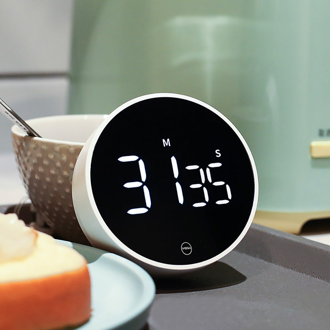 Rotating Magnetic Silent Timer – Electronic Waterproof Non-Slip Fitness & Sports Timer