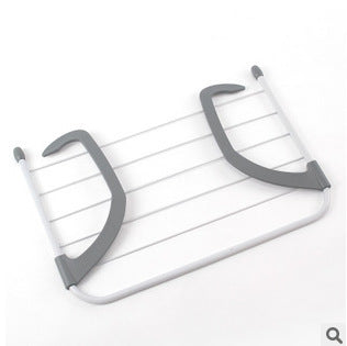 Multifunctional Folding Drying Rack – Space-Saving Balcony & Indoor Clothes Dryer