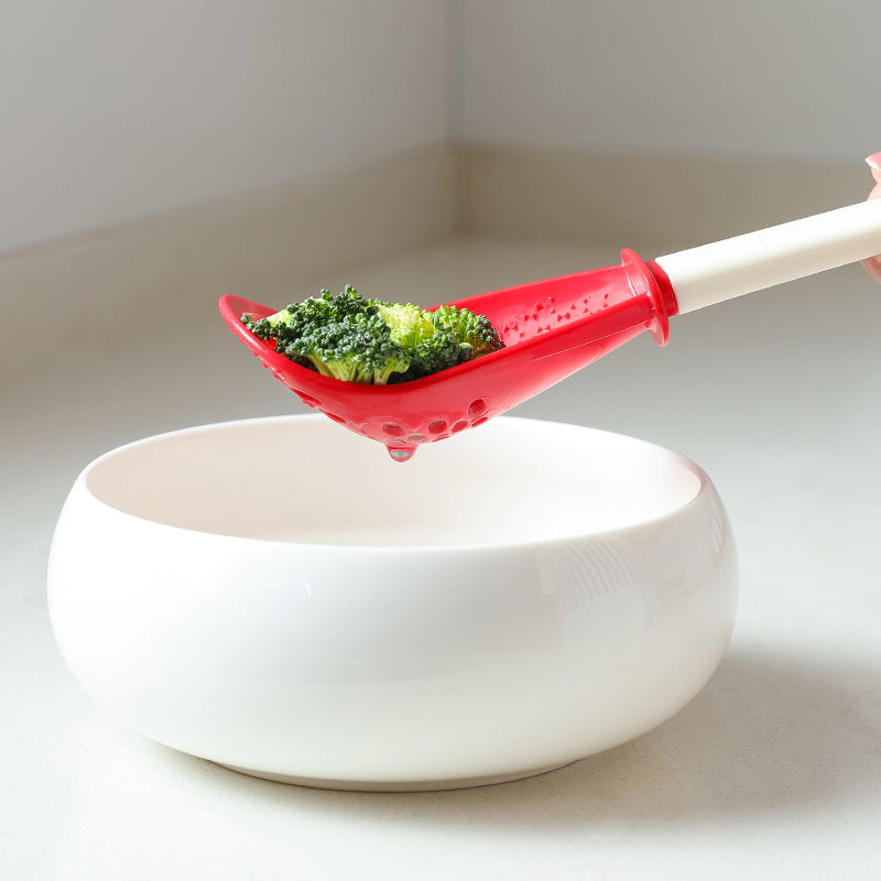 Multifunctional Slotted Cooking Spoon – Garlic Press, Masher & Stirring Spatula in One