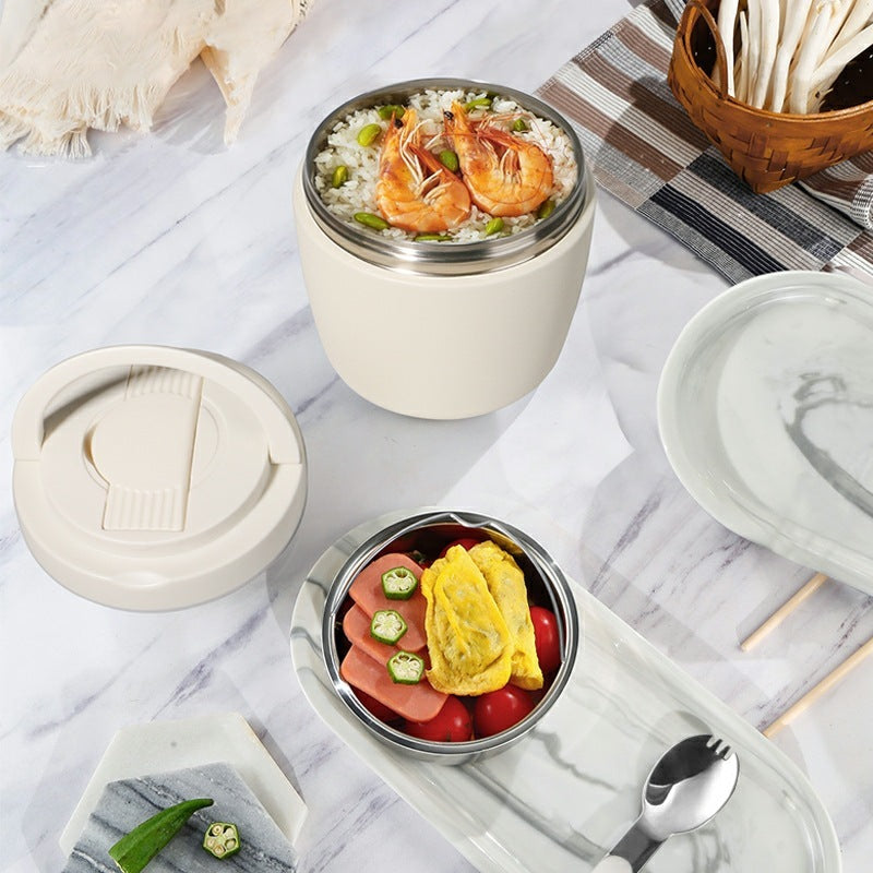 Vacuum Insulated Lunch Box – 970ml Stainless Steel Thermal Food Container