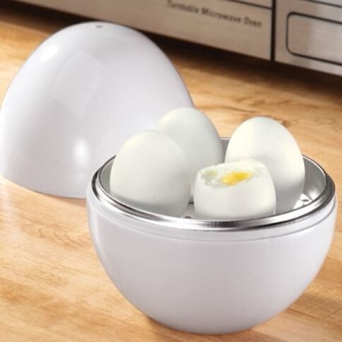 Microwave Egg Steamer Cooker – 4 Egg Capacity | Quick & Adjustable Soft or Hard Boiled Eggs