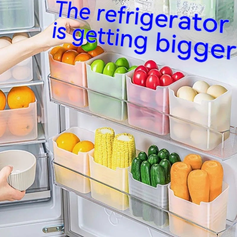 Refrigerator Storage Box – Food Organizer for Vegetables & Fruits