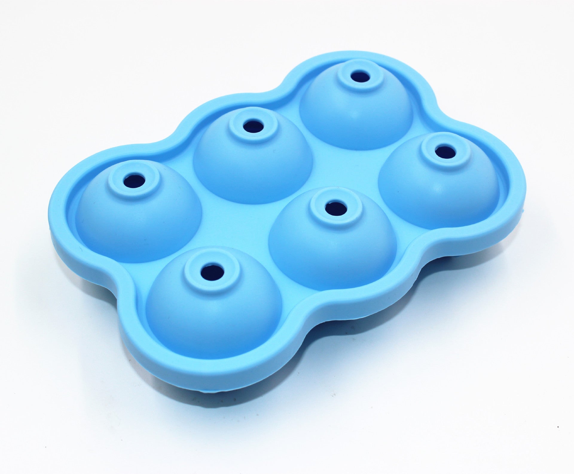 Large Silicone Ice Cube Maker Mold – 6-Cell Big Sphere Ice Ball Tray for Whiskey, Cocktails & Parties