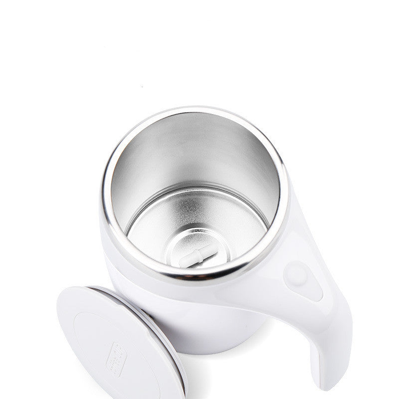 Rechargeable Automatic Stirring Mug – Magnetic Self-Stirring Coffee Cup, 400ML, USB Electric Mixer for Home & Office