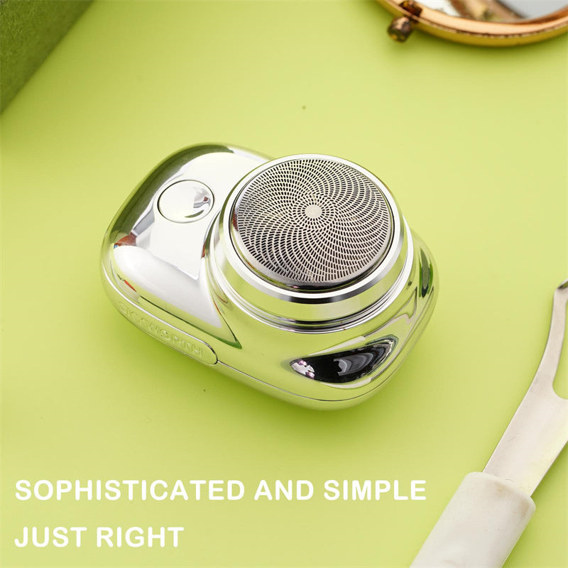 Mini Portable Cordless Electric Shaver – Rechargeable USB Wet & Dry Face Shaver for Men