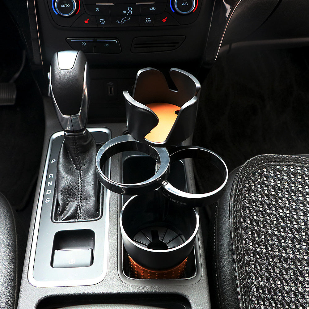 Rotatable Car Cup Holder Door Mount Stand – ABS Rubber Drink Bottle Can Holder