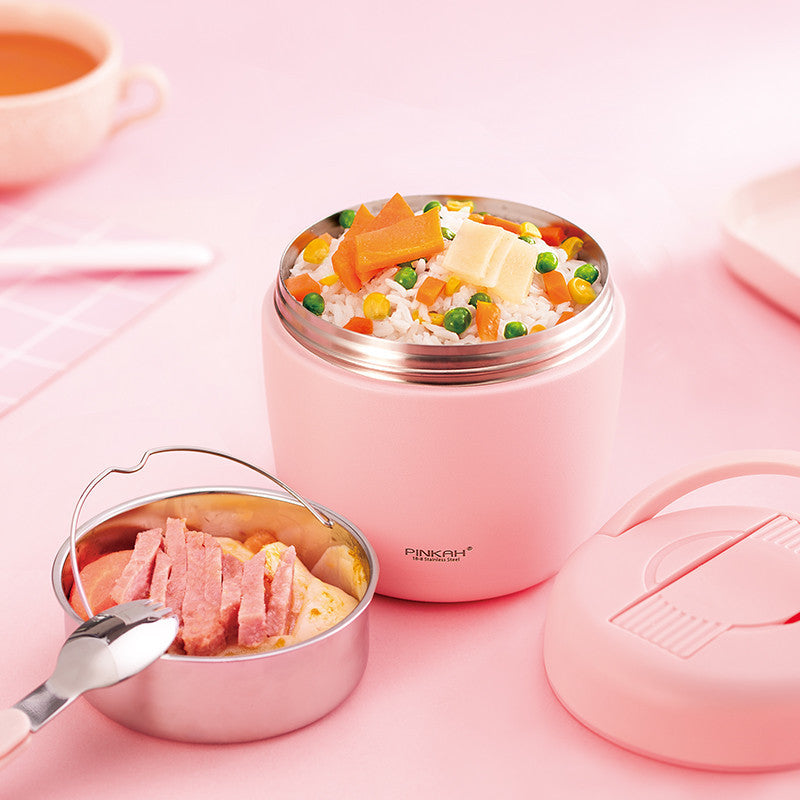 Vacuum Insulated Lunch Box – 970ml Stainless Steel Thermal Food Container