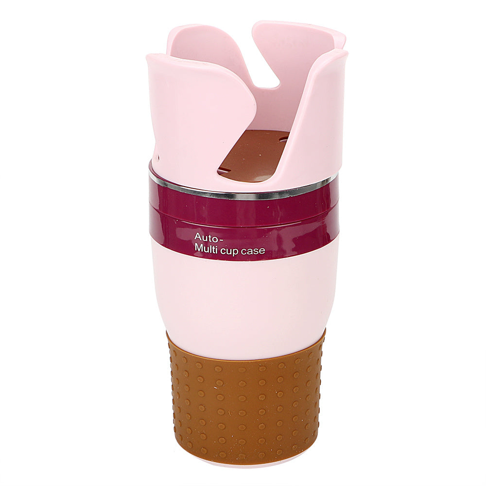 Rotatable Car Cup Holder Door Mount Stand – ABS Rubber Drink Bottle Can Holder