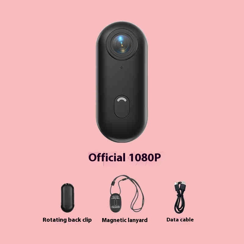 Mini 4K Action Camera – Waterproof Body Cam for Motorcycle, Helmet, Bike, Outdoor Sports – Thumb-Sized with 150min Battery & Magnetic Mount