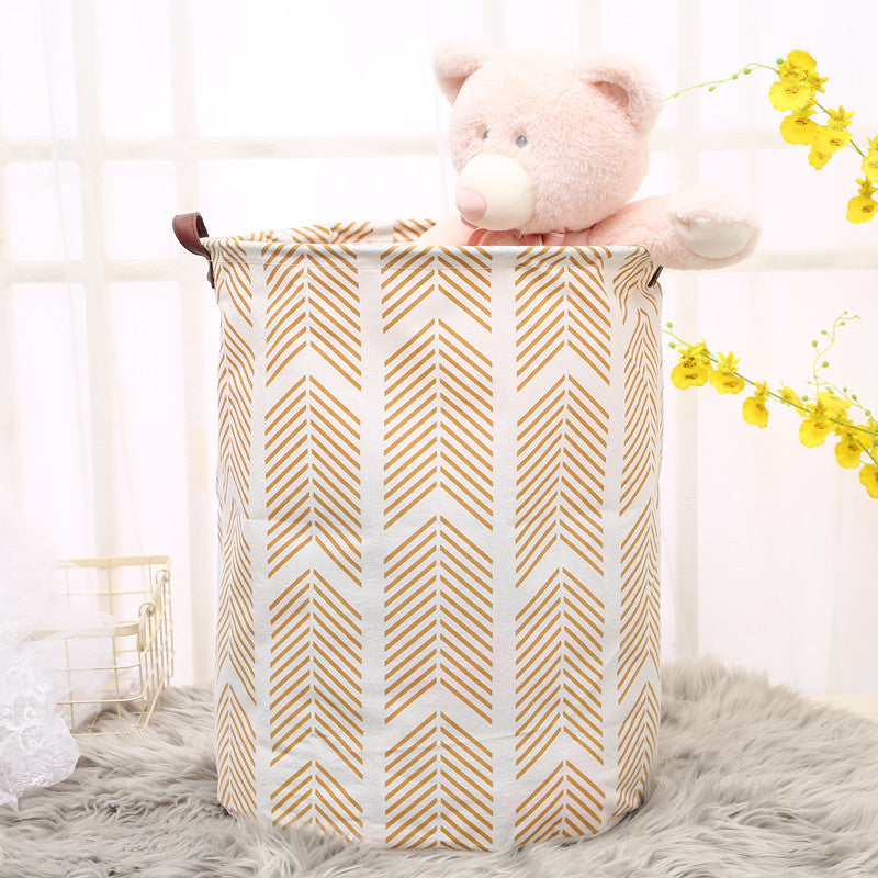 Fabric Laundry Basket – Foldable Large Storage Bin for Clothes, Toys & Home Organization