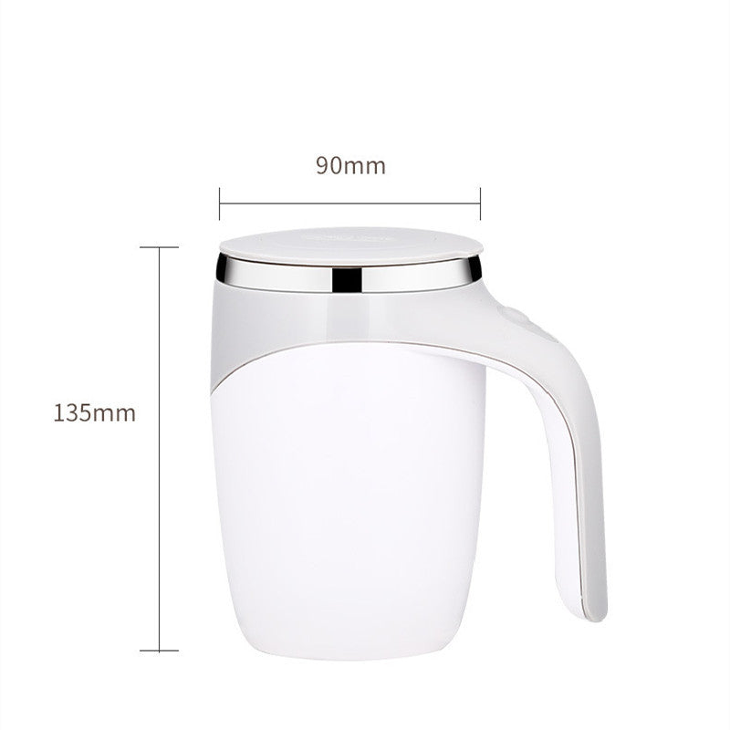Rechargeable Automatic Stirring Mug – Magnetic Self-Stirring Coffee Cup, 400ML, USB Electric Mixer for Home & Office