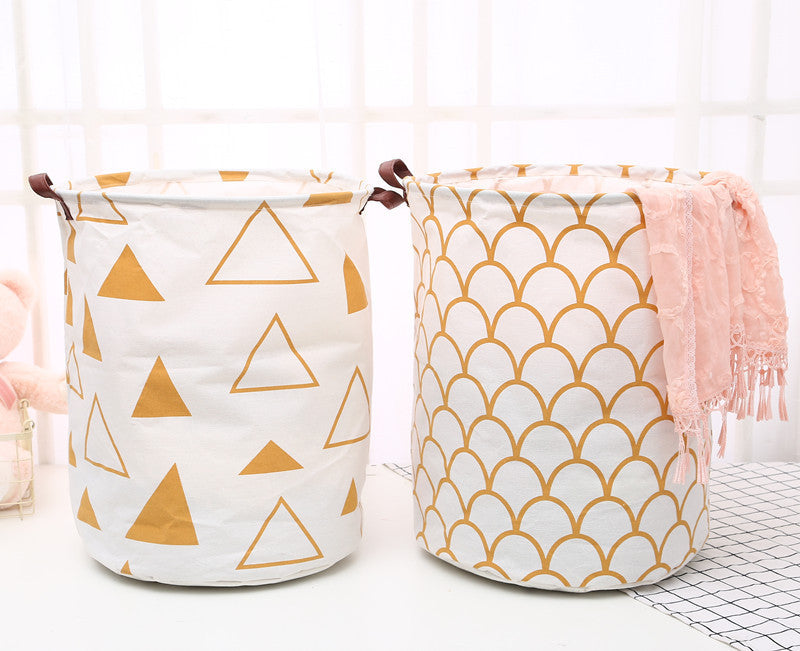 Fabric Laundry Basket – Foldable Large Storage Bin for Clothes, Toys & Home Organization