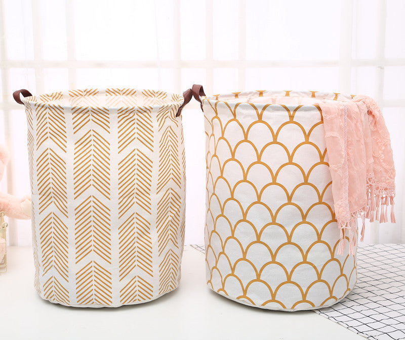 Fabric Laundry Basket – Foldable Large Storage Bin for Clothes, Toys & Home Organization