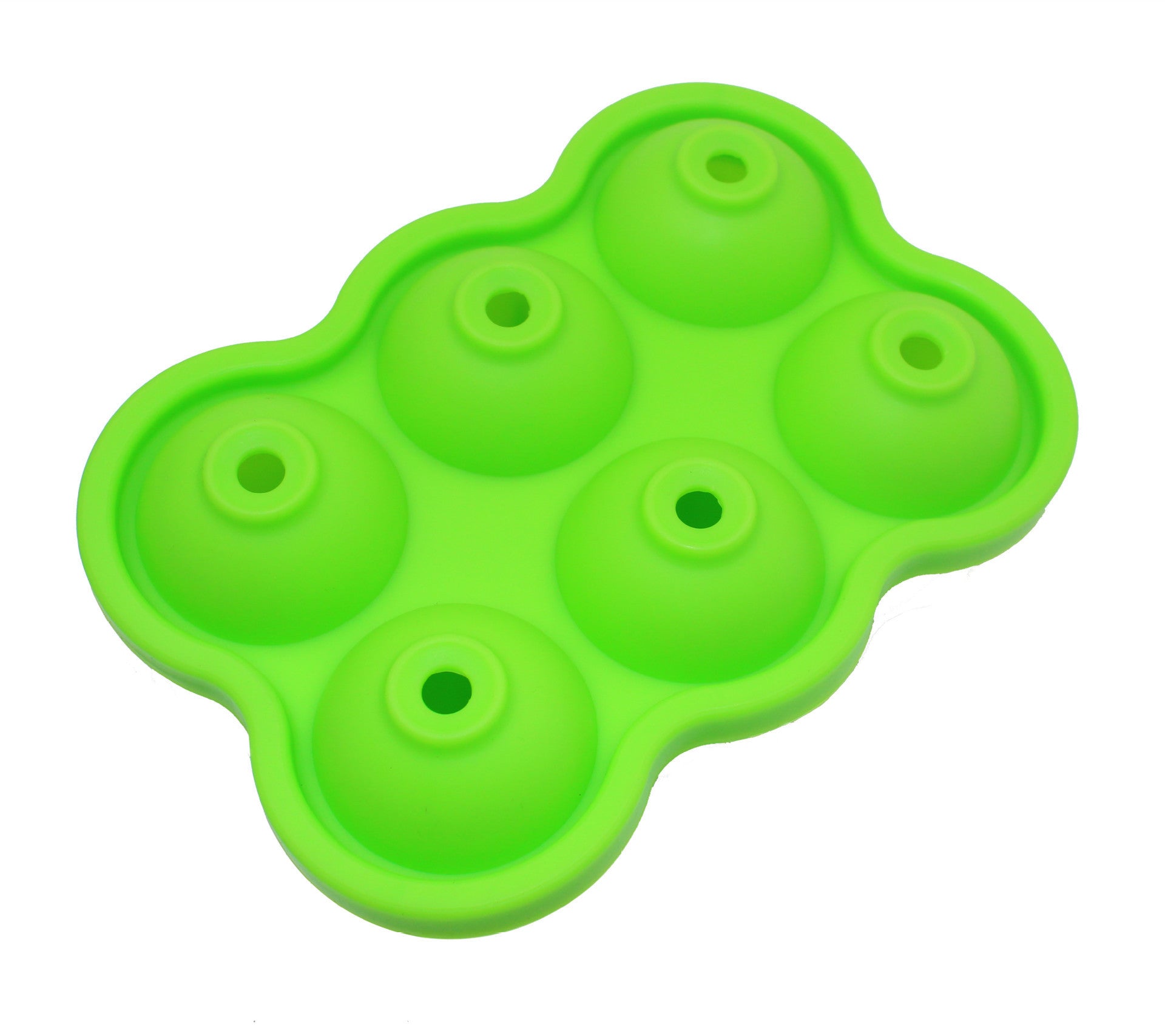 Large Silicone Ice Cube Maker Mold – 6-Cell Big Sphere Ice Ball Tray for Whiskey, Cocktails & Parties