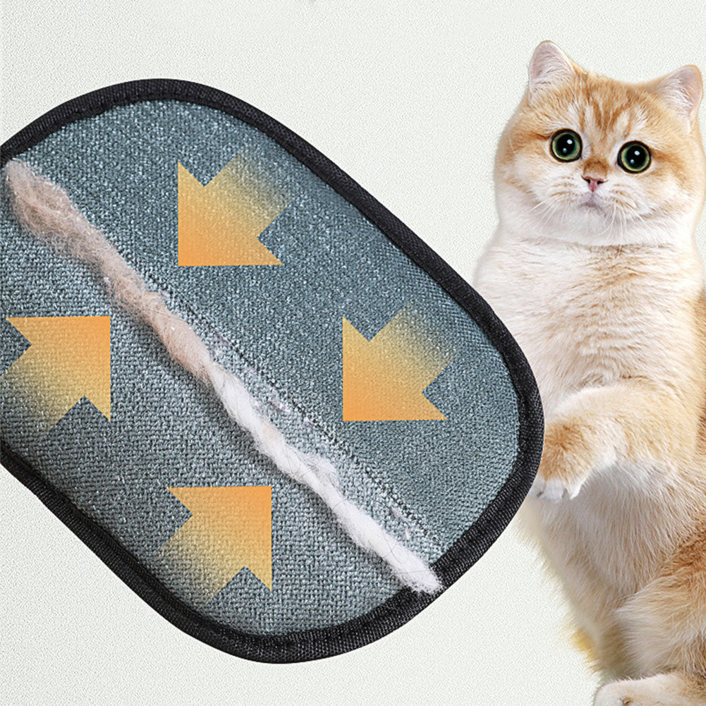 Pet Hair Remover Mitt – Dual-Sided Deshedding Gloves for Dogs, Cats & Rabbits
