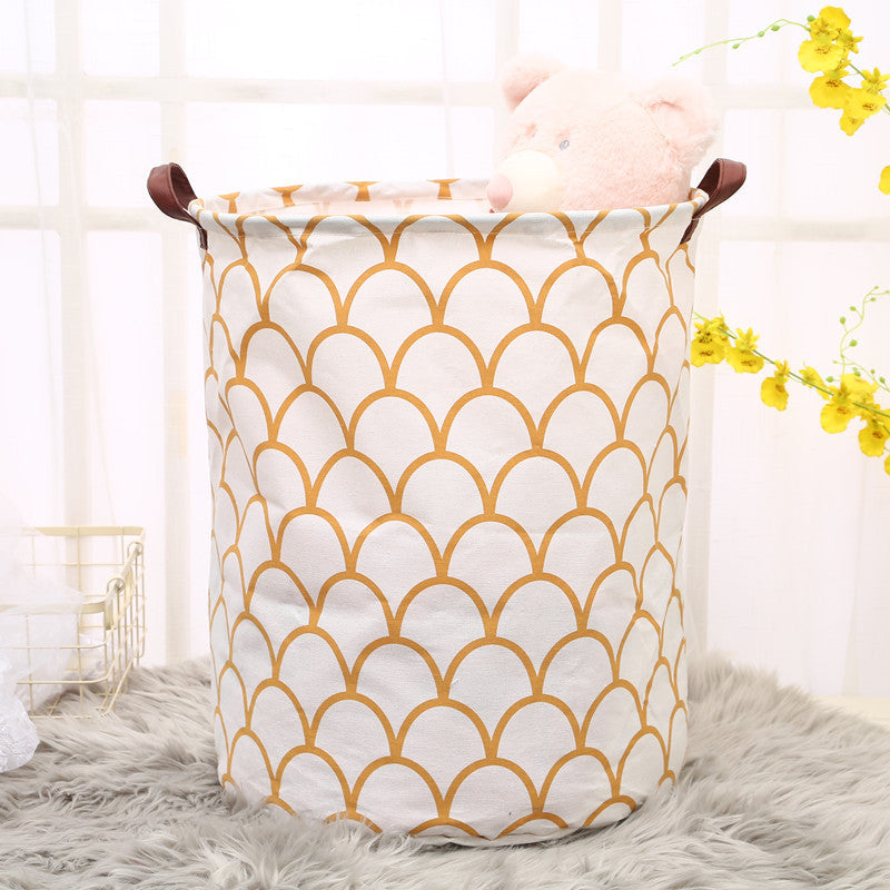 Fabric Laundry Basket – Foldable Large Storage Bin for Clothes, Toys & Home Organization