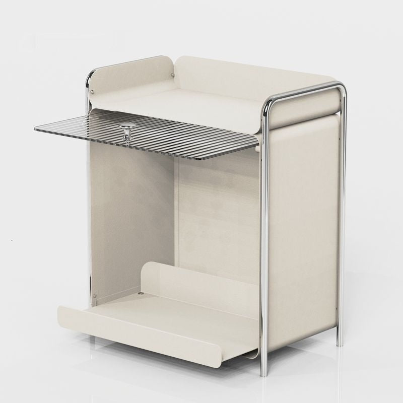 Kitchen Countertop Cup Storage Cabinet – Stainless Steel, Modern No-Installation Organizer
