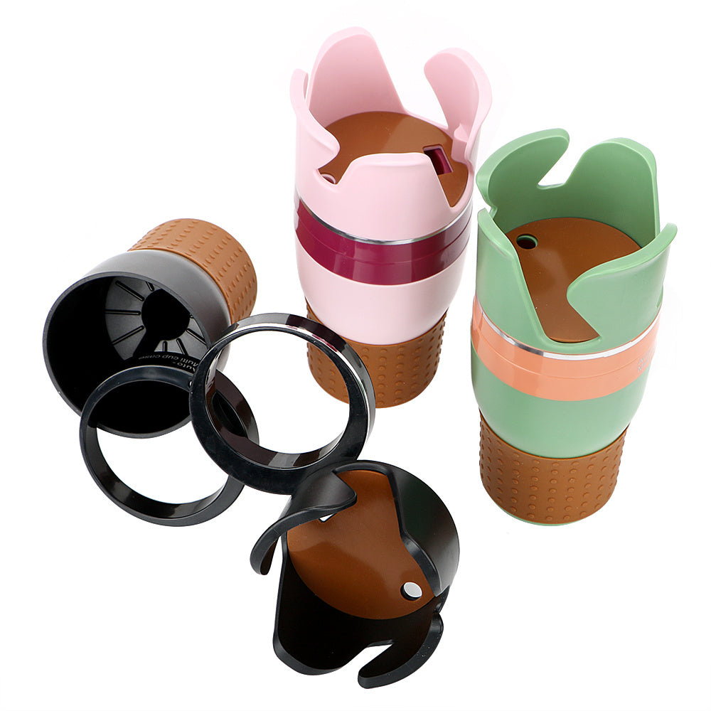 Rotatable Car Cup Holder Door Mount Stand – ABS Rubber Drink Bottle Can Holder