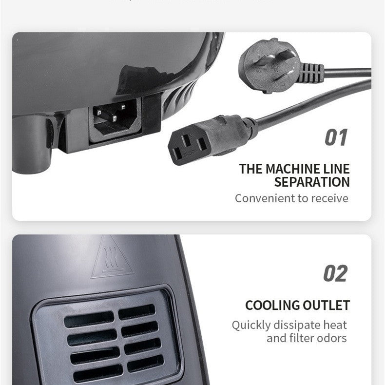 Smart Touch Air Fryer – Home Electric Fryer with Digital Display & Oil-Free Cooking