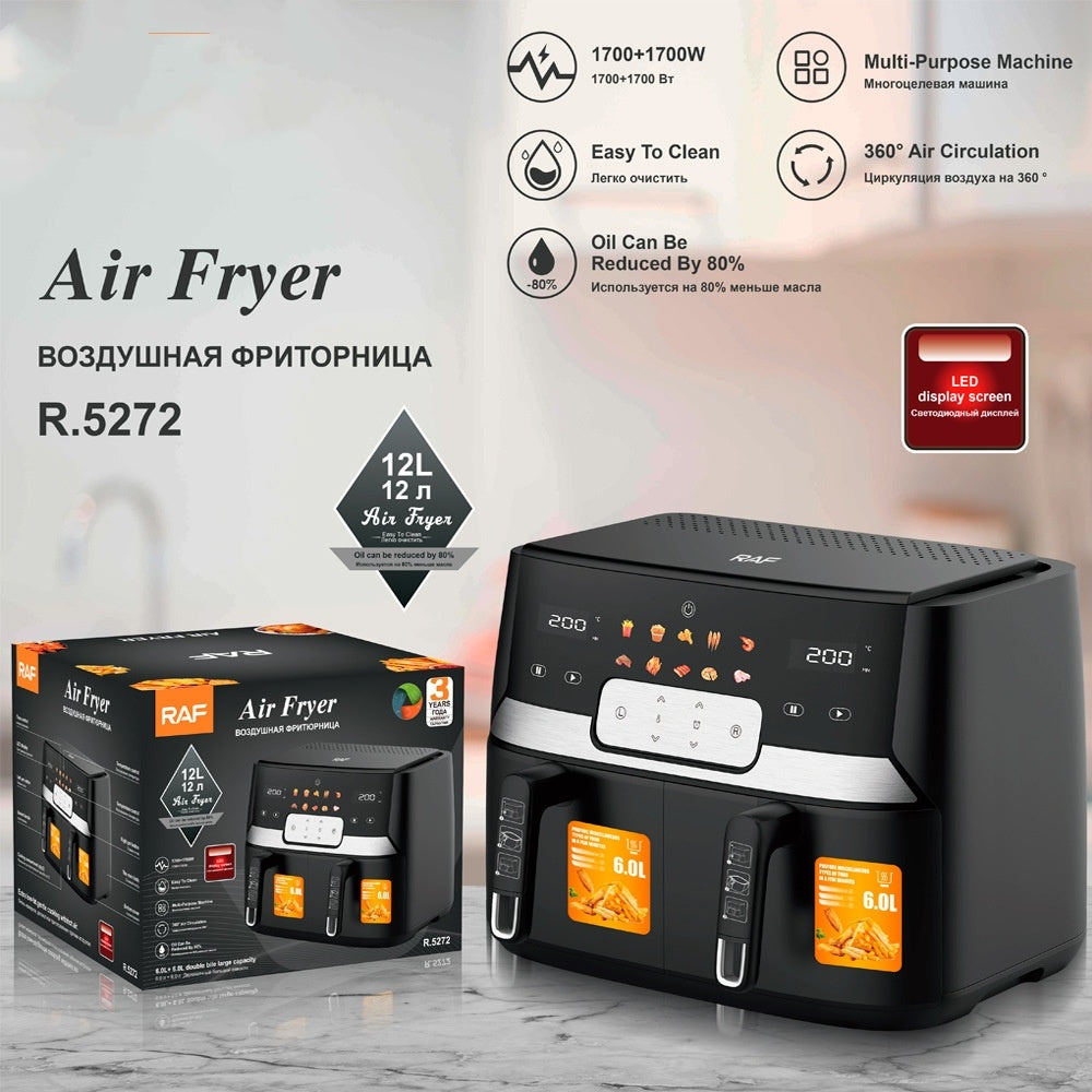 Double-Lined Silicone Air Fryer Liner – Reusable, Non-Stick & Heat Resistant