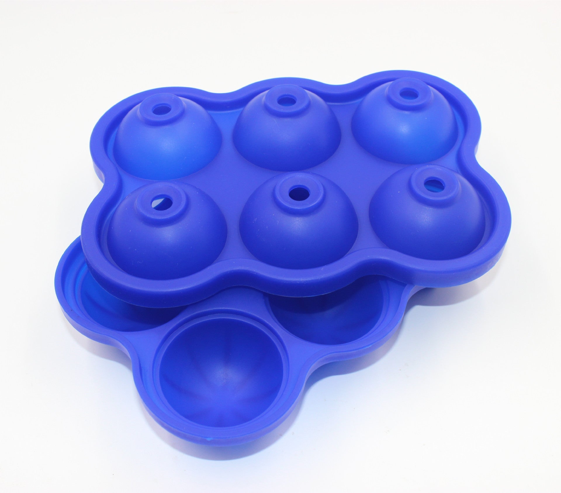Large Silicone Ice Cube Maker Mold – 6-Cell Big Sphere Ice Ball Tray for Whiskey, Cocktails & Parties
