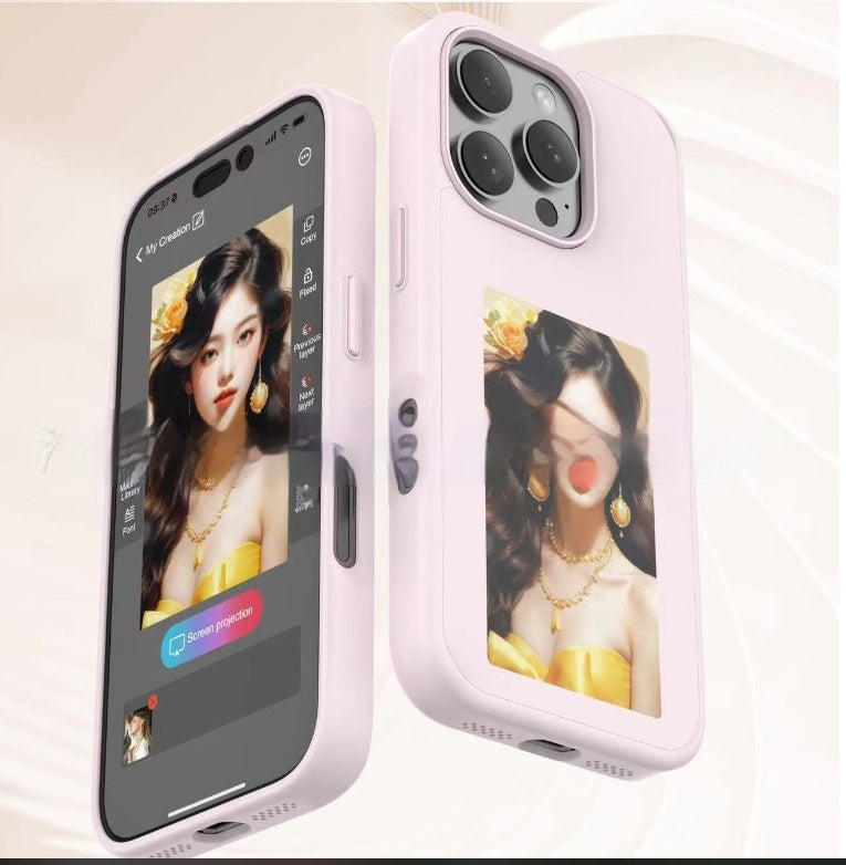 E-ink Screen Phone Case – Personalized Unlimited Screen Projection Cover