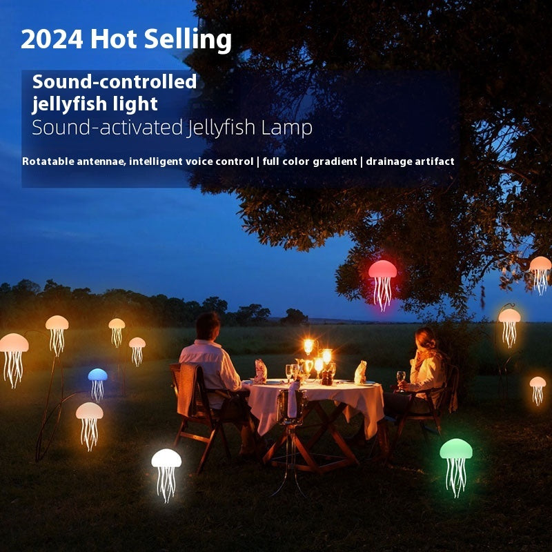 Jellyfish Mood Lamp – Portable LED Jellyfish Night Light with Colorful RGB Lighting