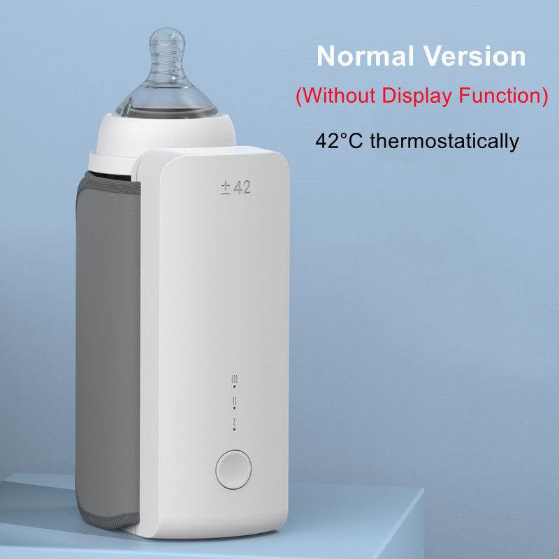 Portable Wireless USB Baby Bottle Warmer – Constant Temperature Milk Heating Bag (42°C)