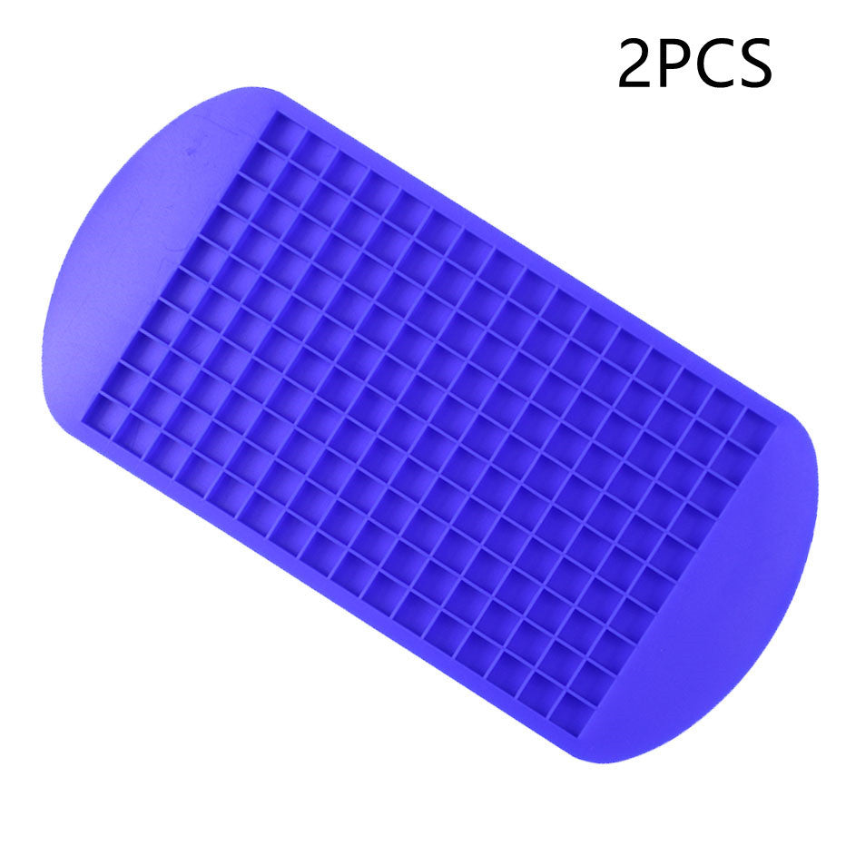160 Grid Silicone Ice Cube Mold – Reusable Flexible Silicone Ice Breaker Tray