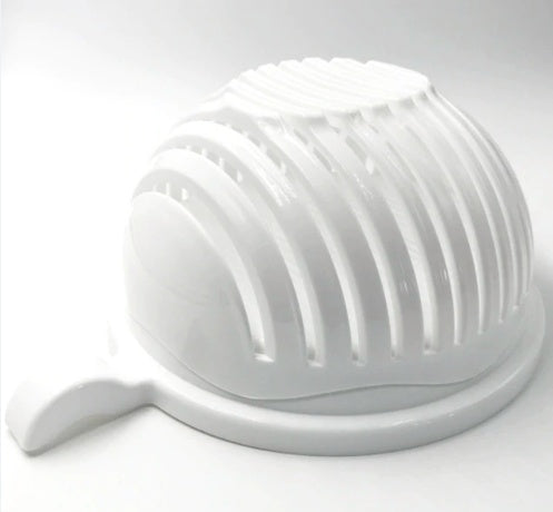 Creative Salad Cutter Bowl – 60-Second Fruit & Vegetable Chopper with Strainer & Cutting Board (BPA-Free, UK)