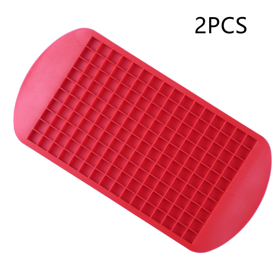 160 Grid Silicone Ice Cube Mold – Reusable Flexible Silicone Ice Breaker Tray