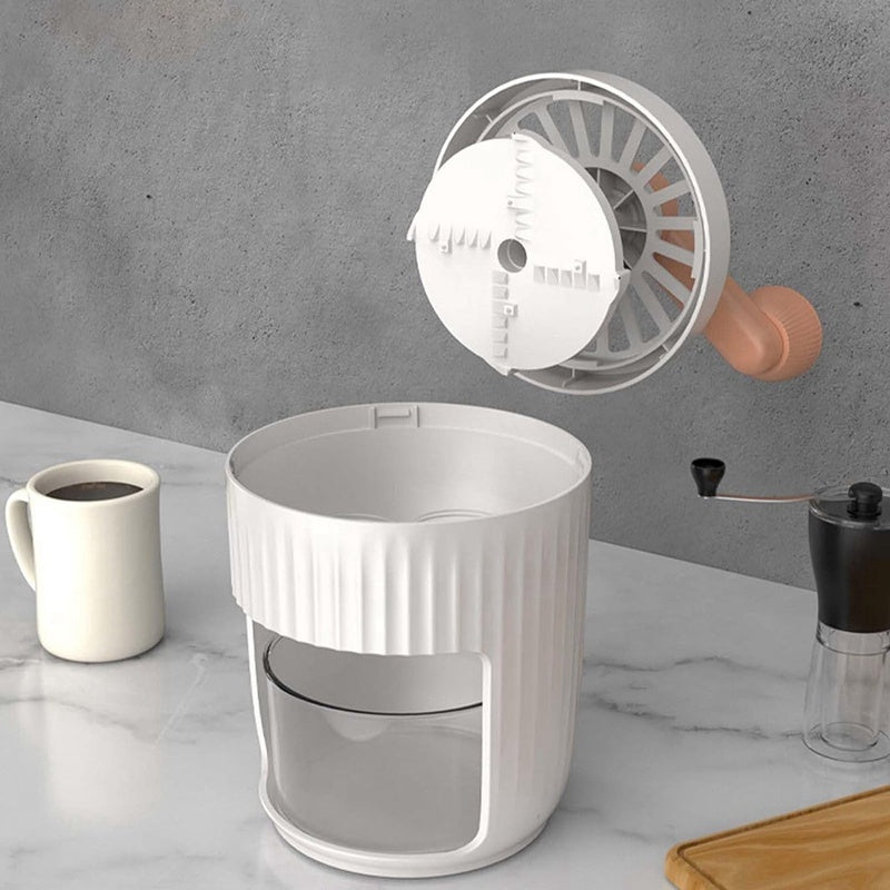 Hand-cranked Ice Shaving Machine – Portable Household Ice Crusher & Snow Cone Maker