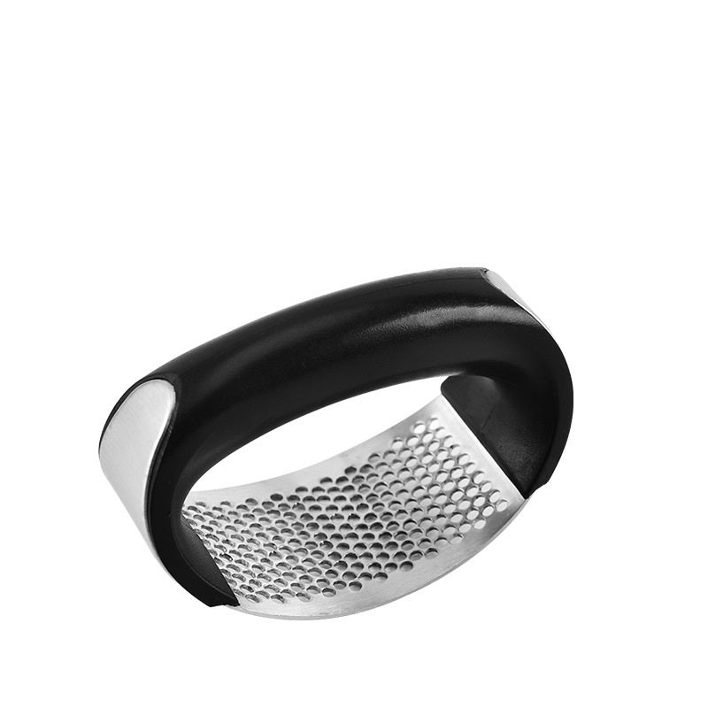 Stainless Steel Garlic Masher & Press – Manual Kitchen Tool for Garlic, Fruits & Vegetables
