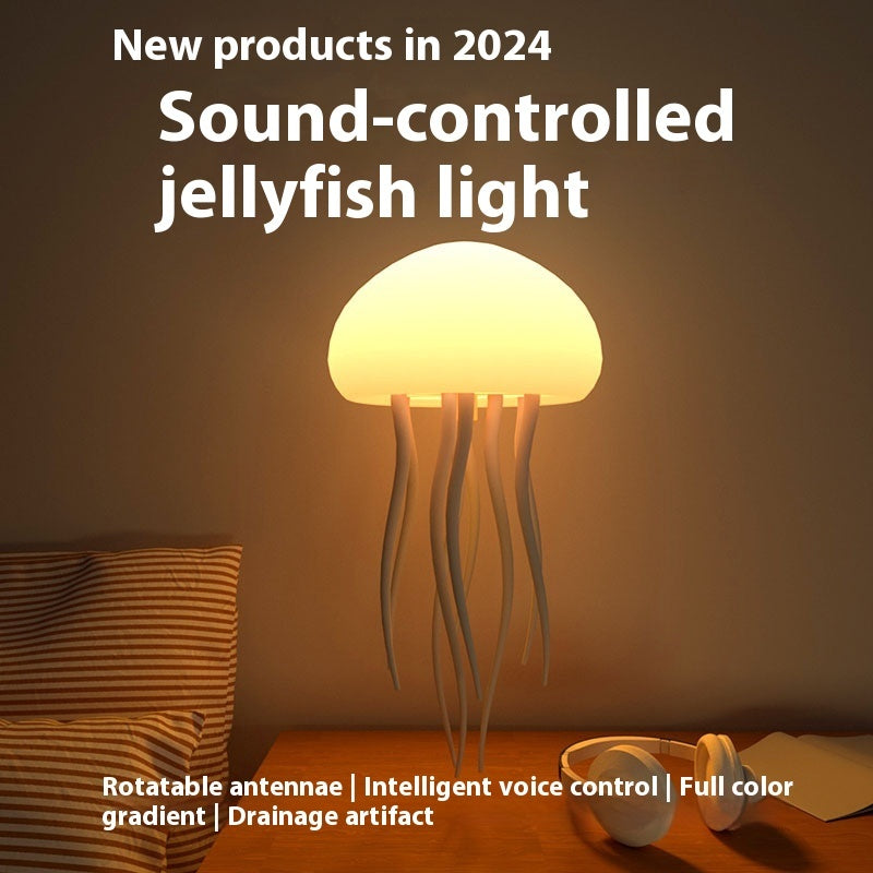 Jellyfish Mood Lamp – Portable LED Jellyfish Night Light with Colorful RGB Lighting