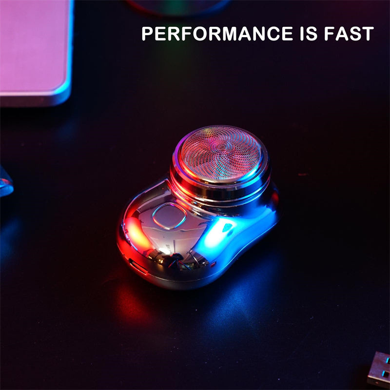 Mini Portable Cordless Electric Shaver – Rechargeable USB Wet & Dry Face Shaver for Men