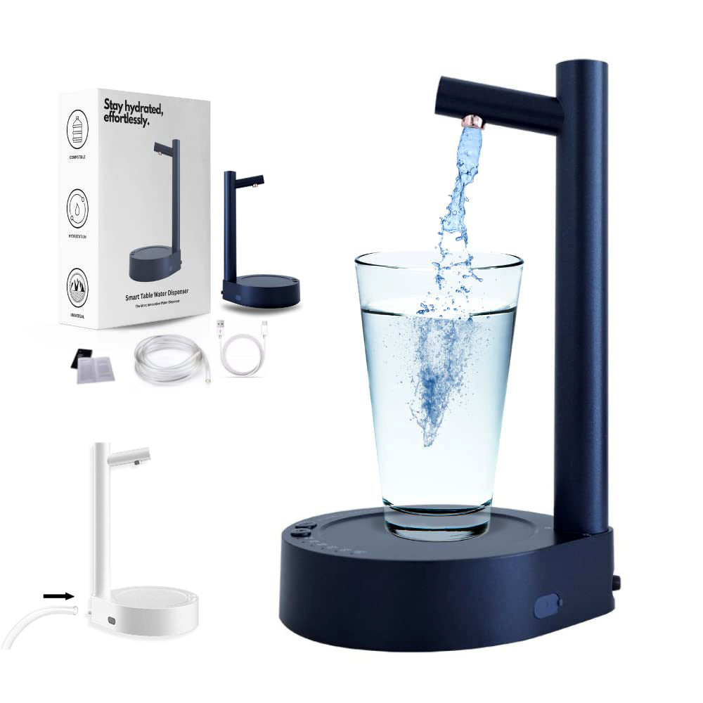 Electric Automatic Water Bottle Dispenser – Rechargeable USB Water Gallon Pump for Desk & Office