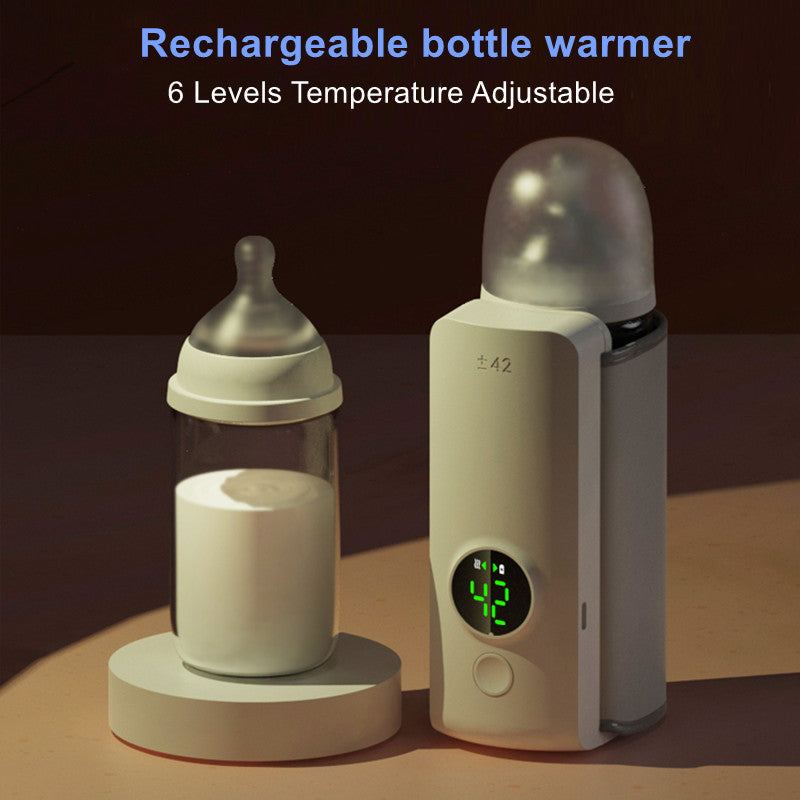 Portable Wireless USB Baby Bottle Warmer – Constant Temperature Milk Heating Bag (42°C)