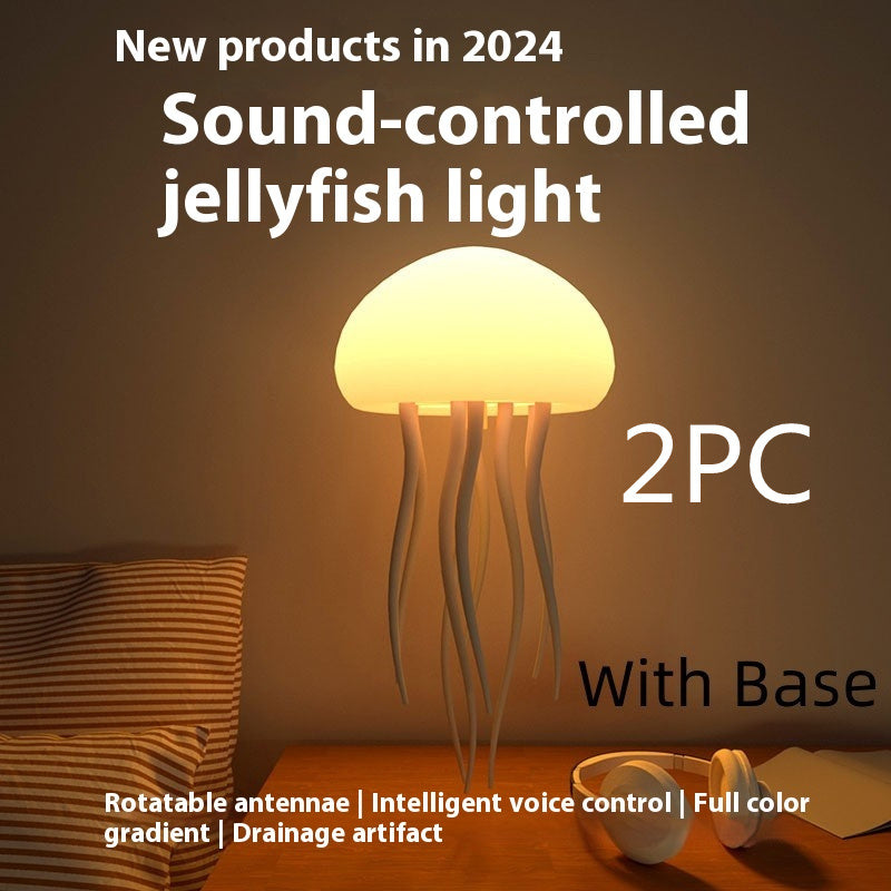 Jellyfish Mood Lamp – Portable LED Jellyfish Night Light with Colorful RGB Lighting
