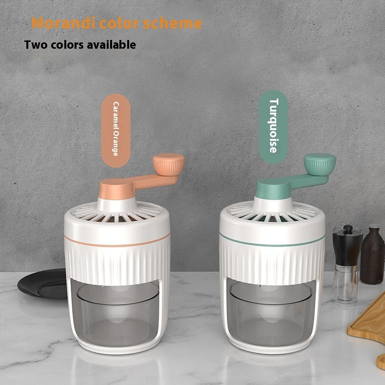 Hand-cranked Ice Shaving Machine – Portable Household Ice Crusher & Snow Cone Maker