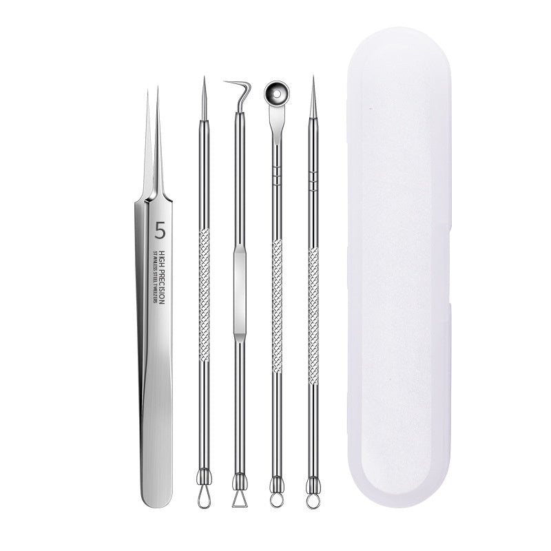 Acne Removal 8-Piece Beauty Tool Set – Pimple Extractor & Skin Care Kit