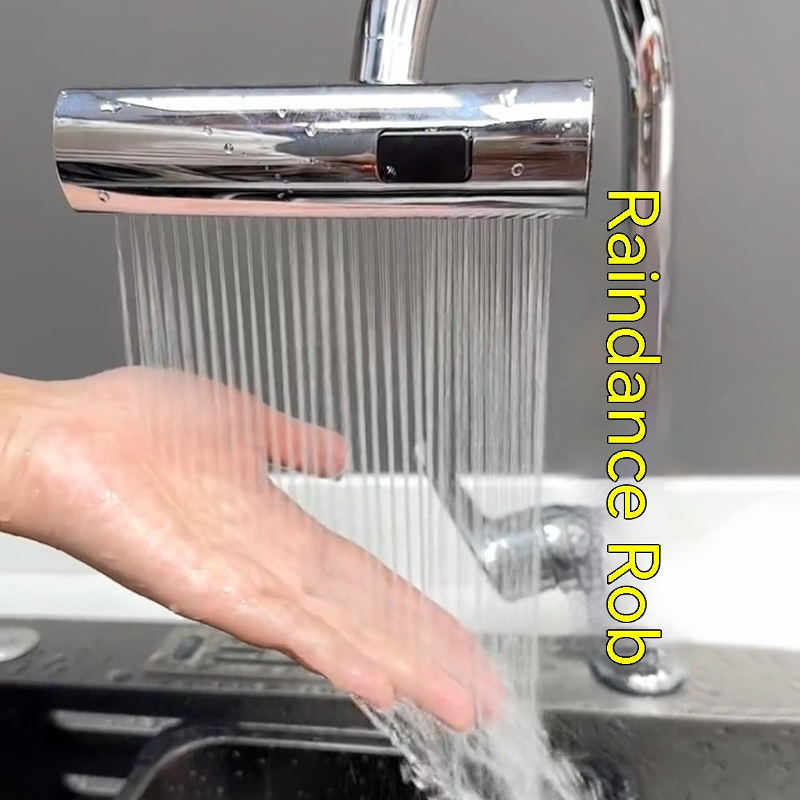 Multifunctional Kitchen Faucet Waterfall Outlet – Splash Proof Rotating Water Nozzle Extension