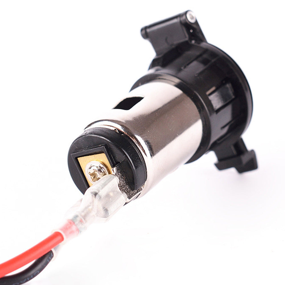 Car Cigarette Lighter Female Socket – 12V Waterproof Power Outlet Adapter for Auto, Boat, RV, Motorcycle