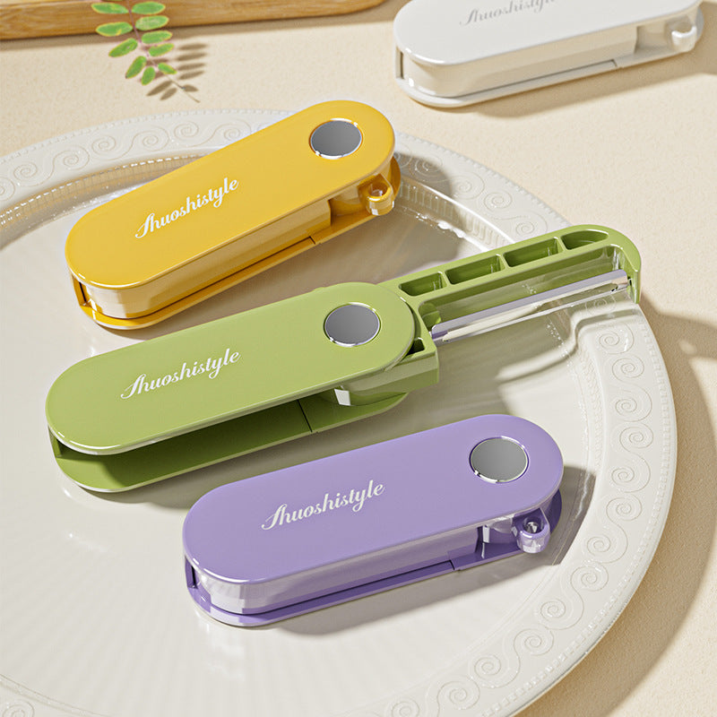 Foldable Vegetable Peeler Stainless Steel Fruit & Potato Slicer Portable Kitchen Tool for Home & Picnics
